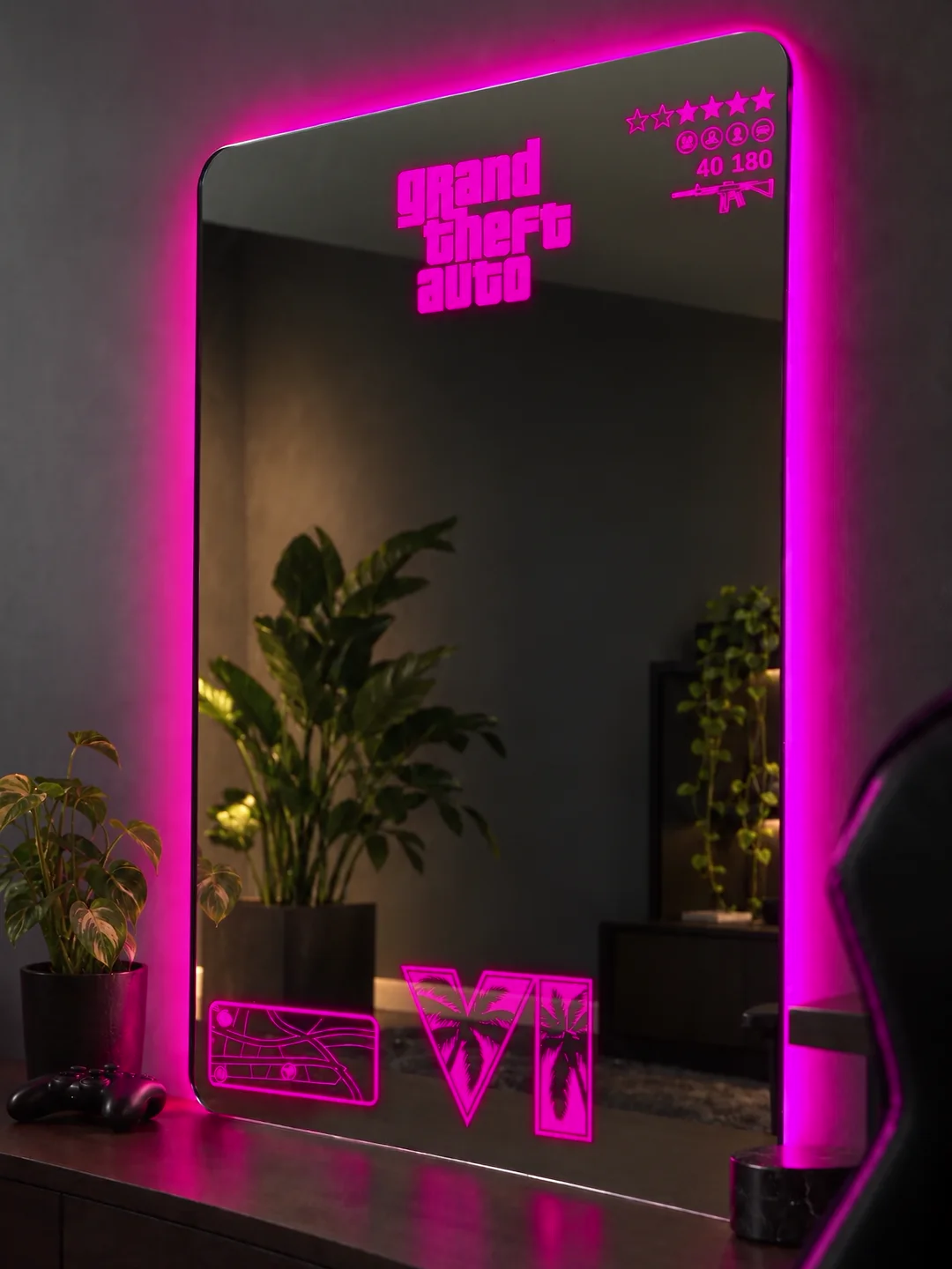 Miroir GTA 6 personnalisé